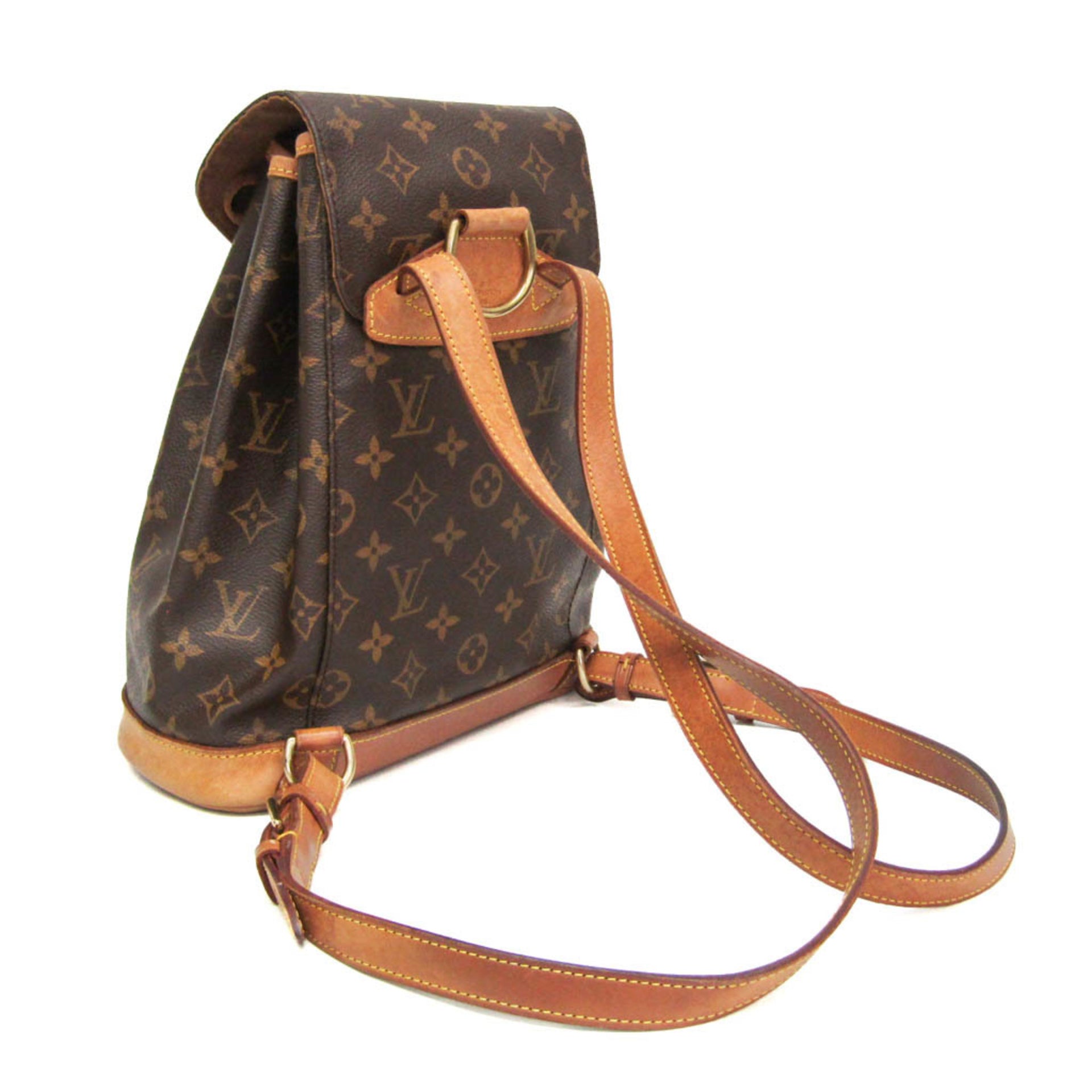 Louis Vuitton Monogram Montsouris MM M51136 damesrugzak, bruin 2