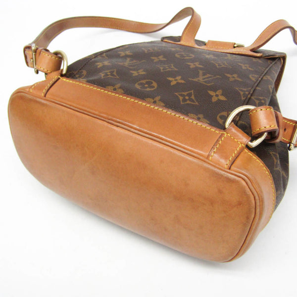 Louis Vuitton Monogram Montsouris MM M51136 damesrugzak, bruin 4