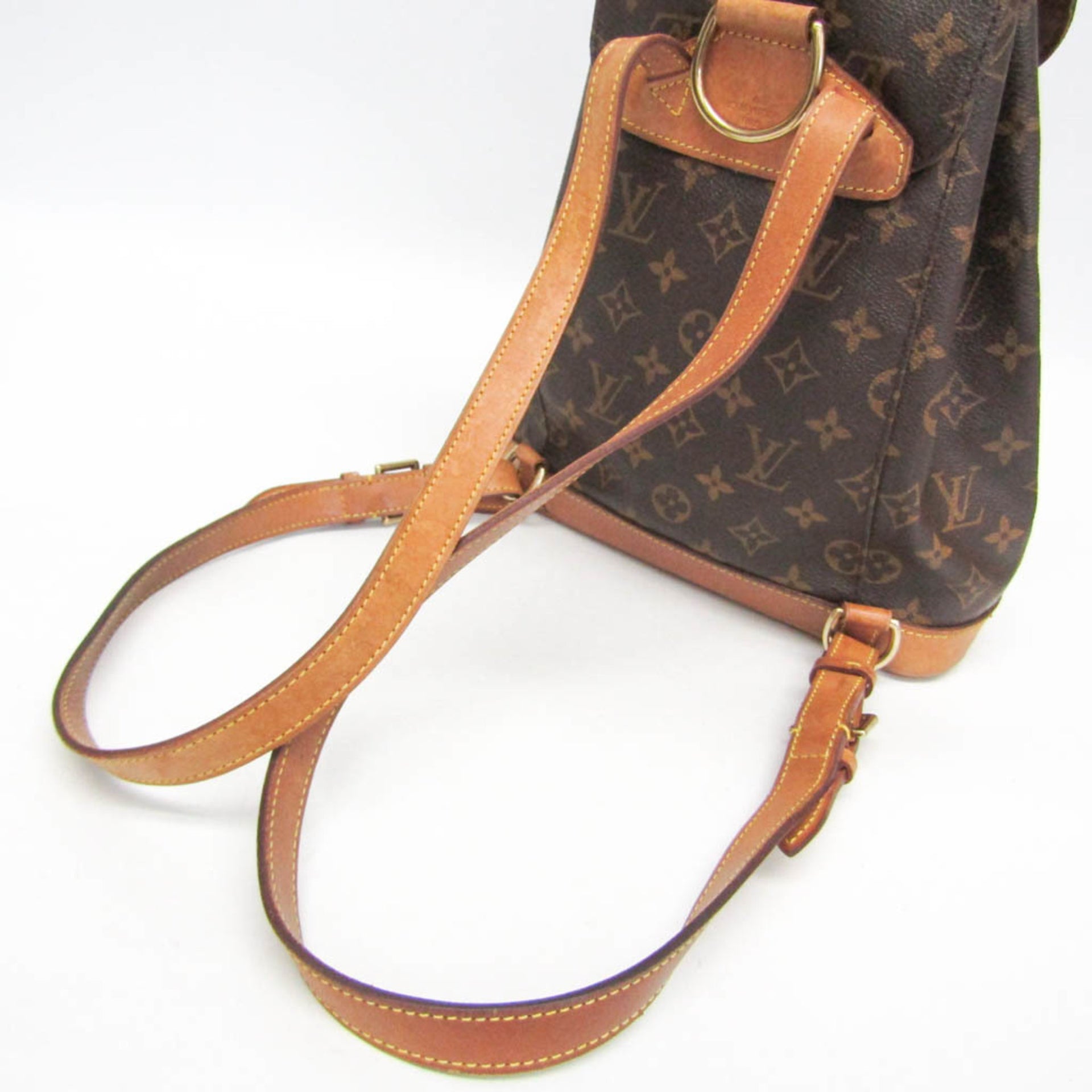 Louis Vuitton Monogram Montsouris MM M51136 damesrugzak, bruin 6