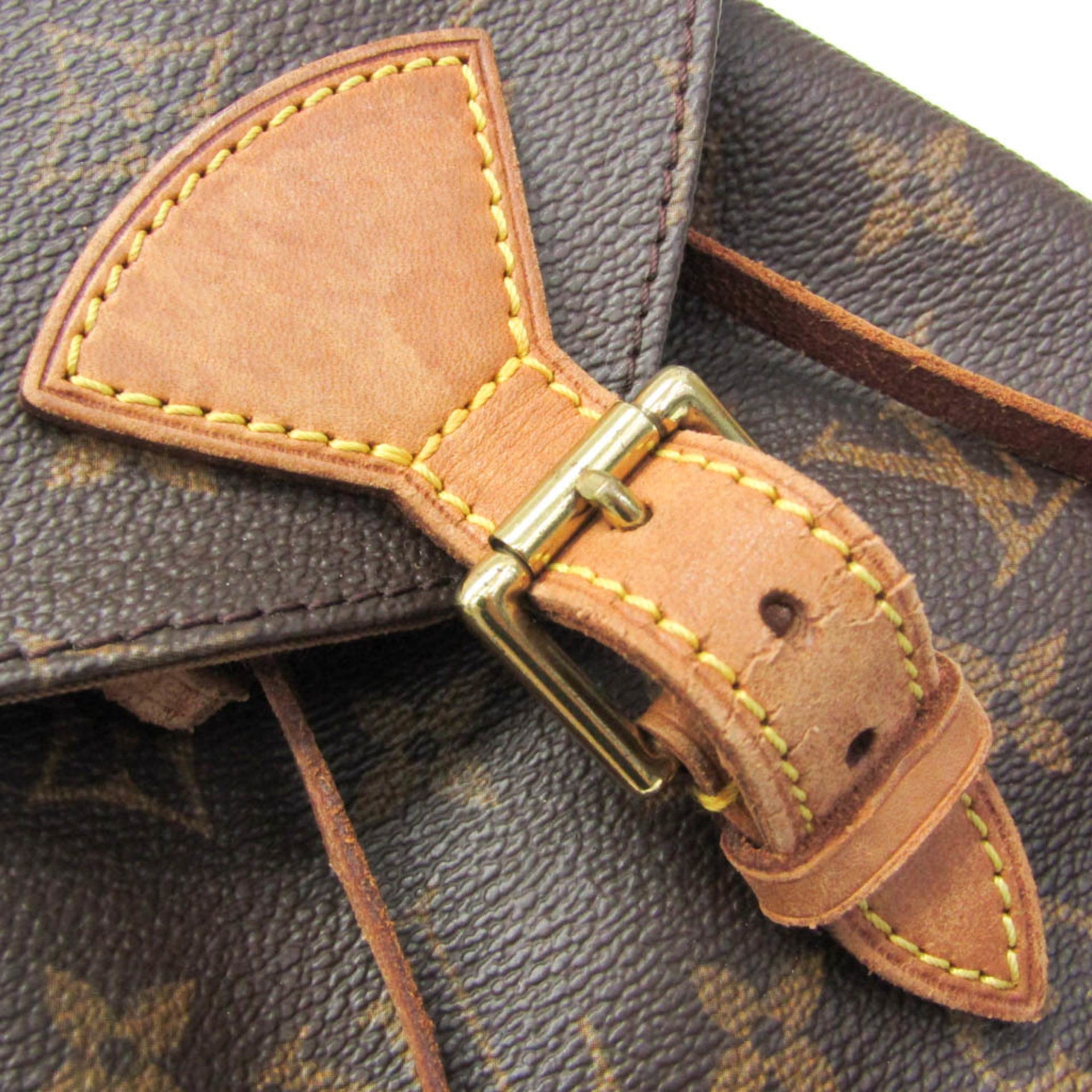 Louis Vuitton Monogram Montsouris MM M51136 damesrugzak, bruin 9