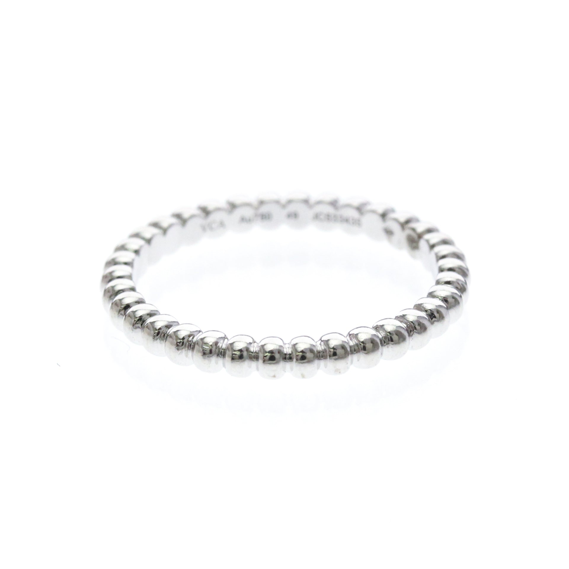 Van Cleef & Arpels Perlee-ring, mini-model, WG, conditieklasse A, gewicht 2,2 g 1