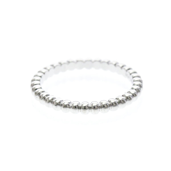 Van Cleef & Arpels Perlee-ring, mini-model, WG, conditieklasse A, gewicht 2,2 g 2