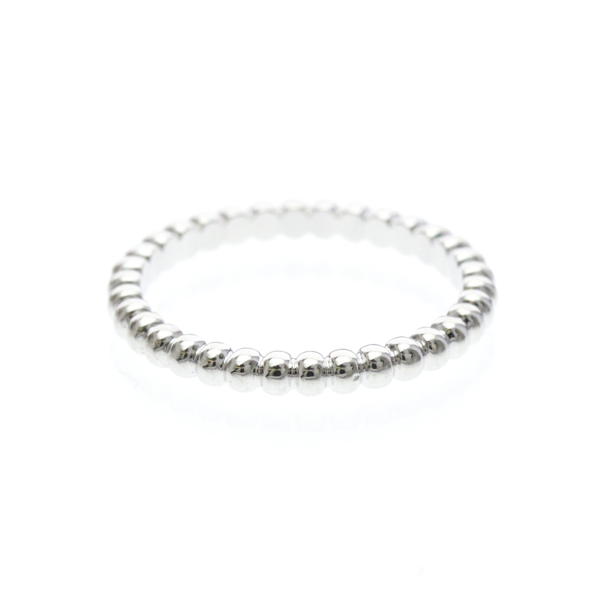 Van Cleef & Arpels Perlee-ring, mini-model, WG, conditieklasse A, gewicht 2,2 g 3