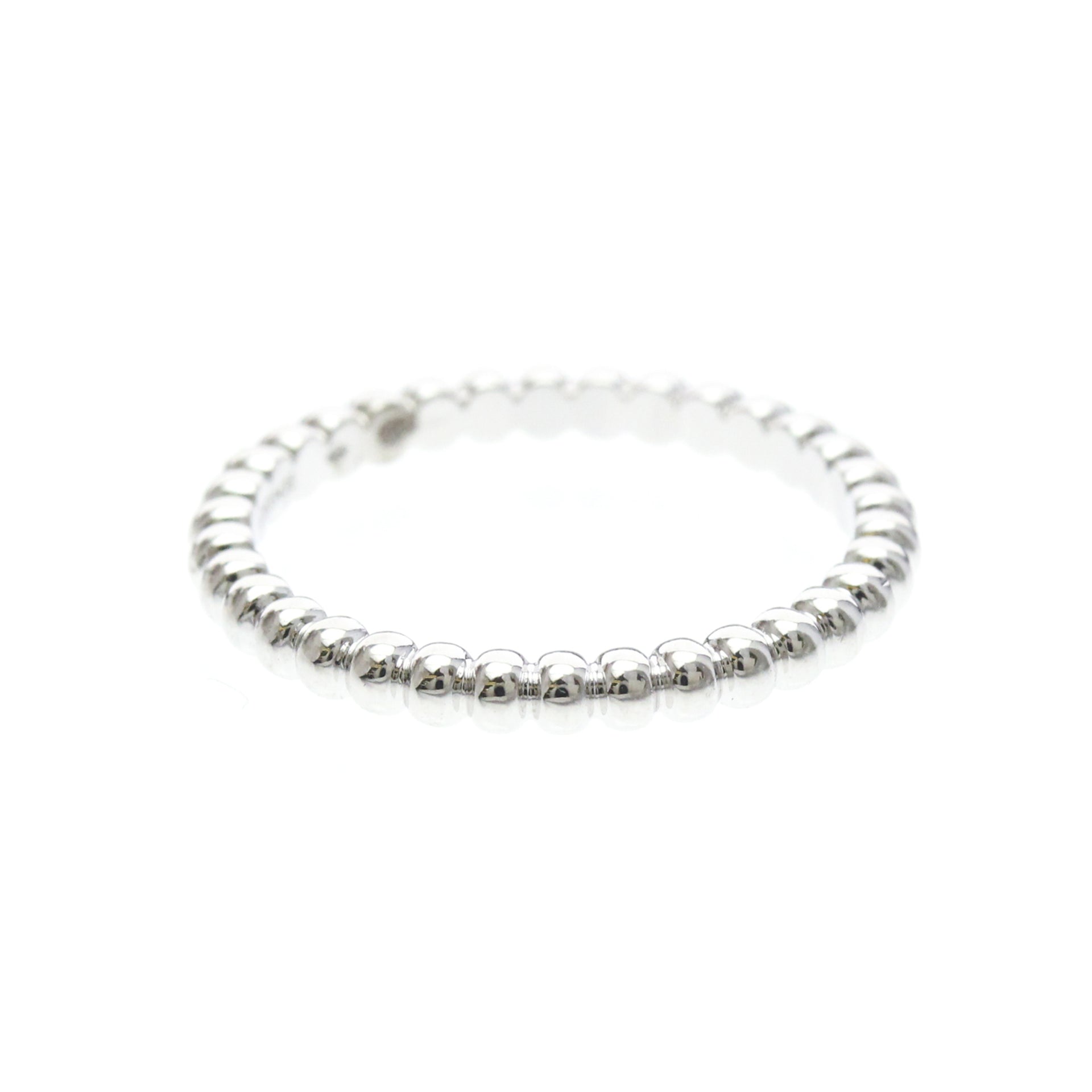 Van Cleef & Arpels Perlee-ring, mini-model, WG, conditieklasse A, gewicht 2,2 g 4