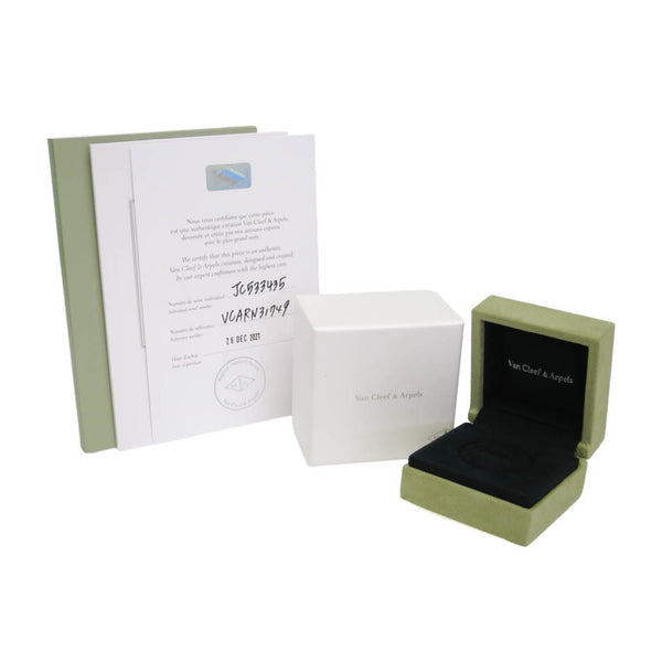 Van Cleef & Arpels Perlee-ring, mini-model, WG, conditieklasse A, gewicht 2,2 g 10
