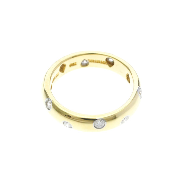 Tiffany Dots-diamantenring van geelgoud (18K) 9