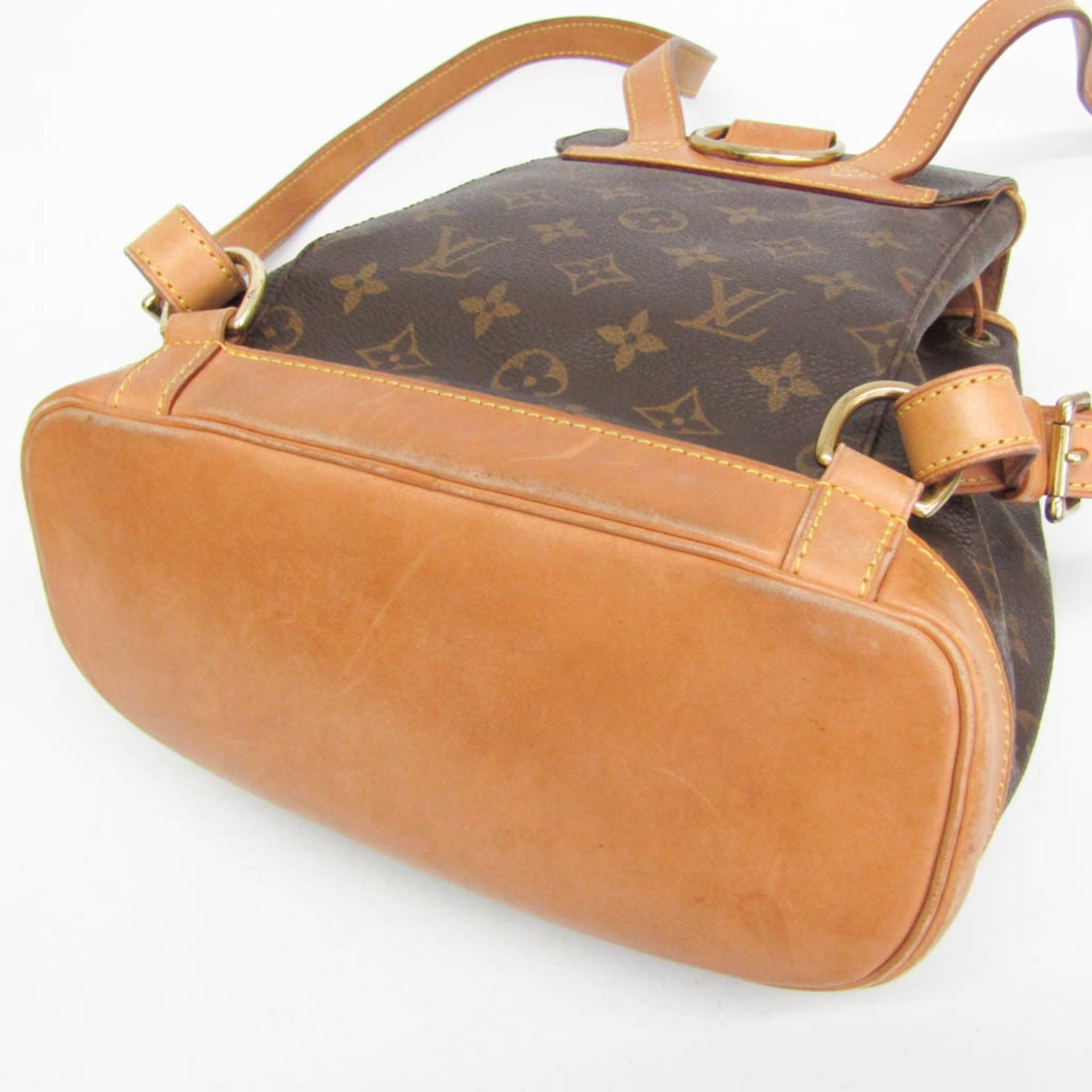 Louis Vuitton Monogram Montsouris MM M51136 damesrugzak, bruin 4