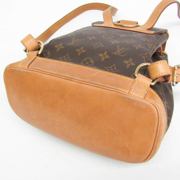 Louis Vuitton Monogram Montsouris MM M51136 damesrugzak, bruin 4