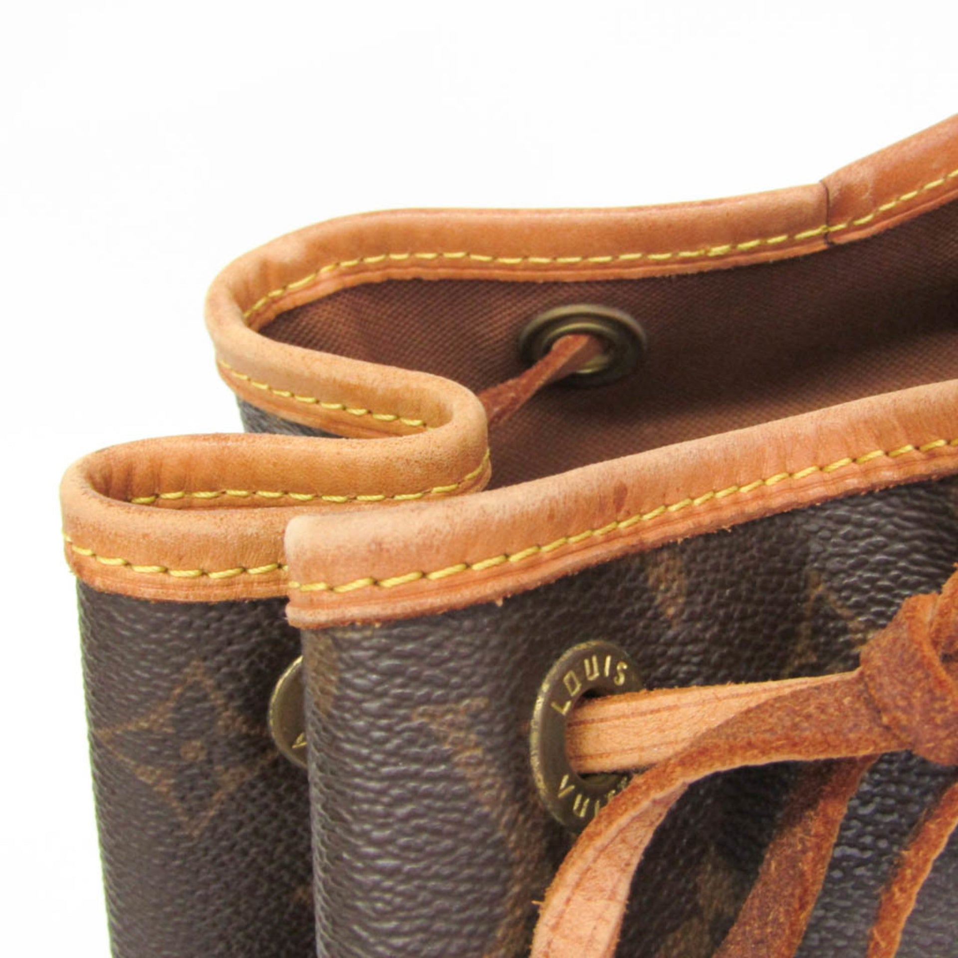 Louis Vuitton Monogram Montsouris MM M51136 damesrugzak, bruin 14