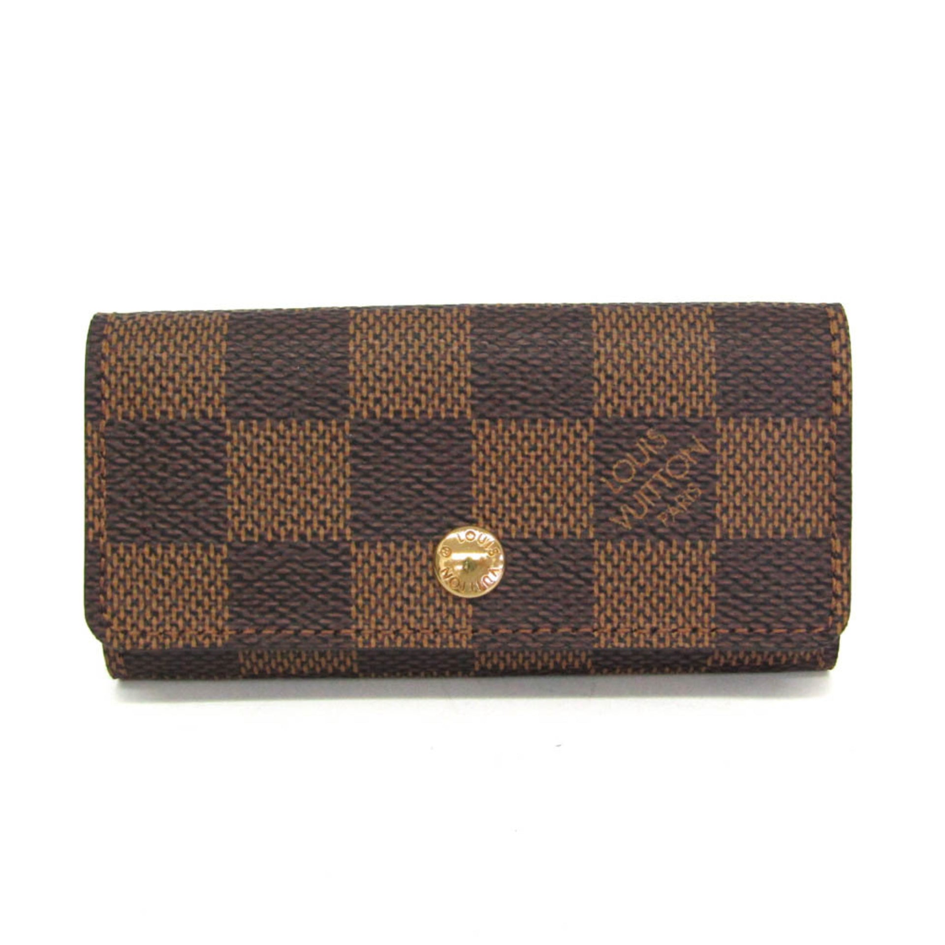 Louis Vuitton Damier-sleuteletui voor 4 sleutels N62631, heren 1