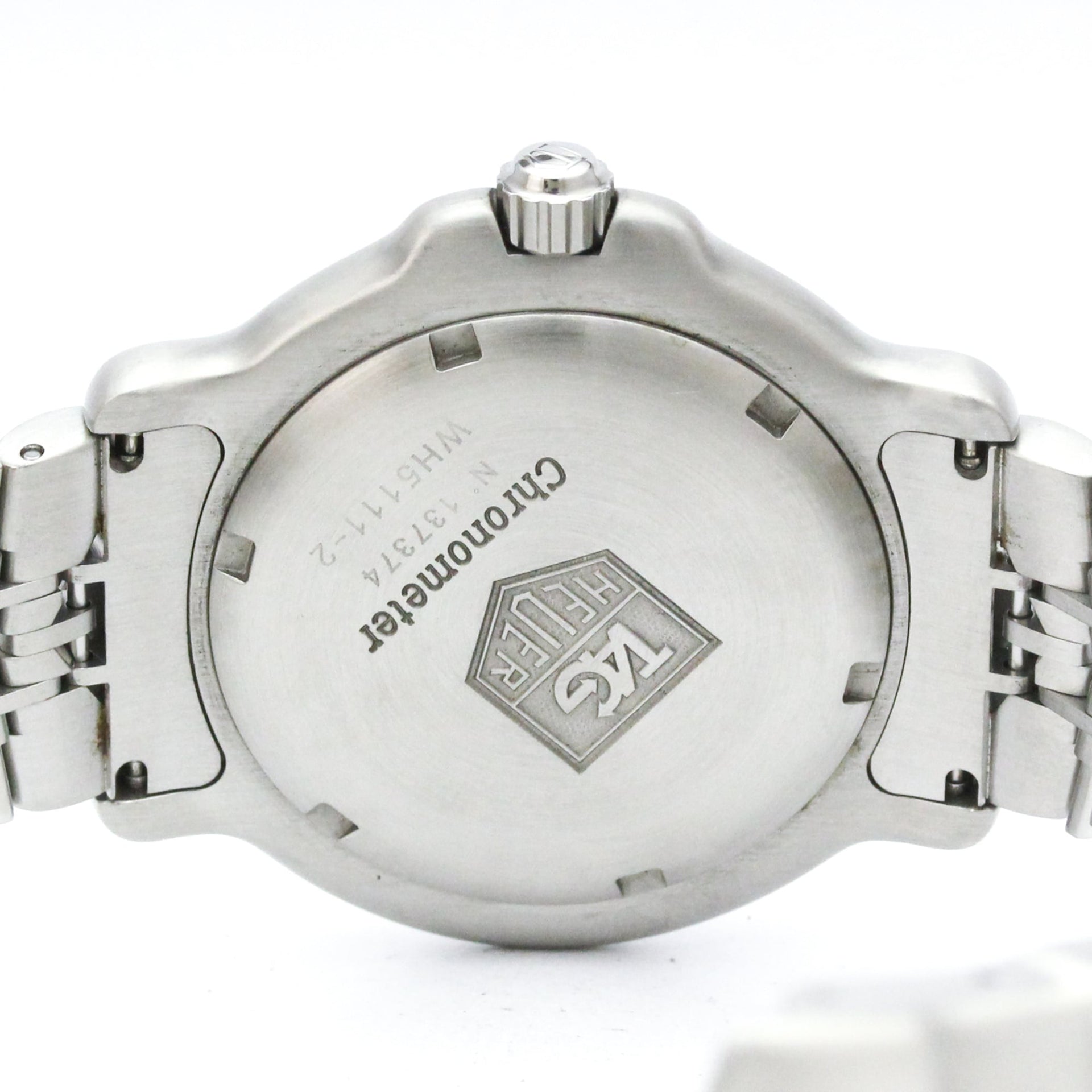 TAG HEUER 6000 Chronometer Steel Automatic Mens Watch WH5111 Polished 6