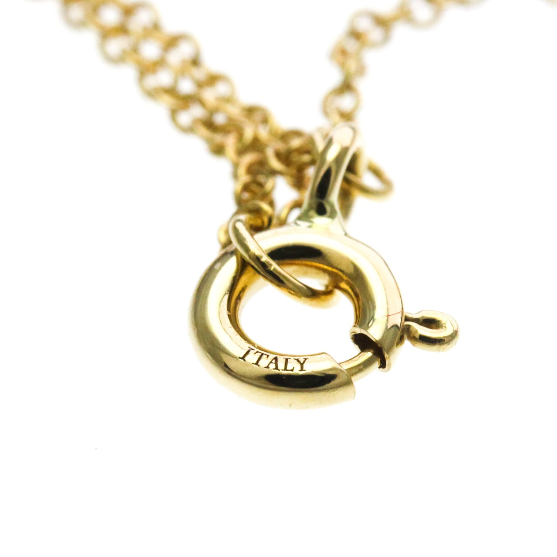 Tiffany T TWO Circle Diamond Necklace Mini Model Yellow Gold (18K) Diamond 9