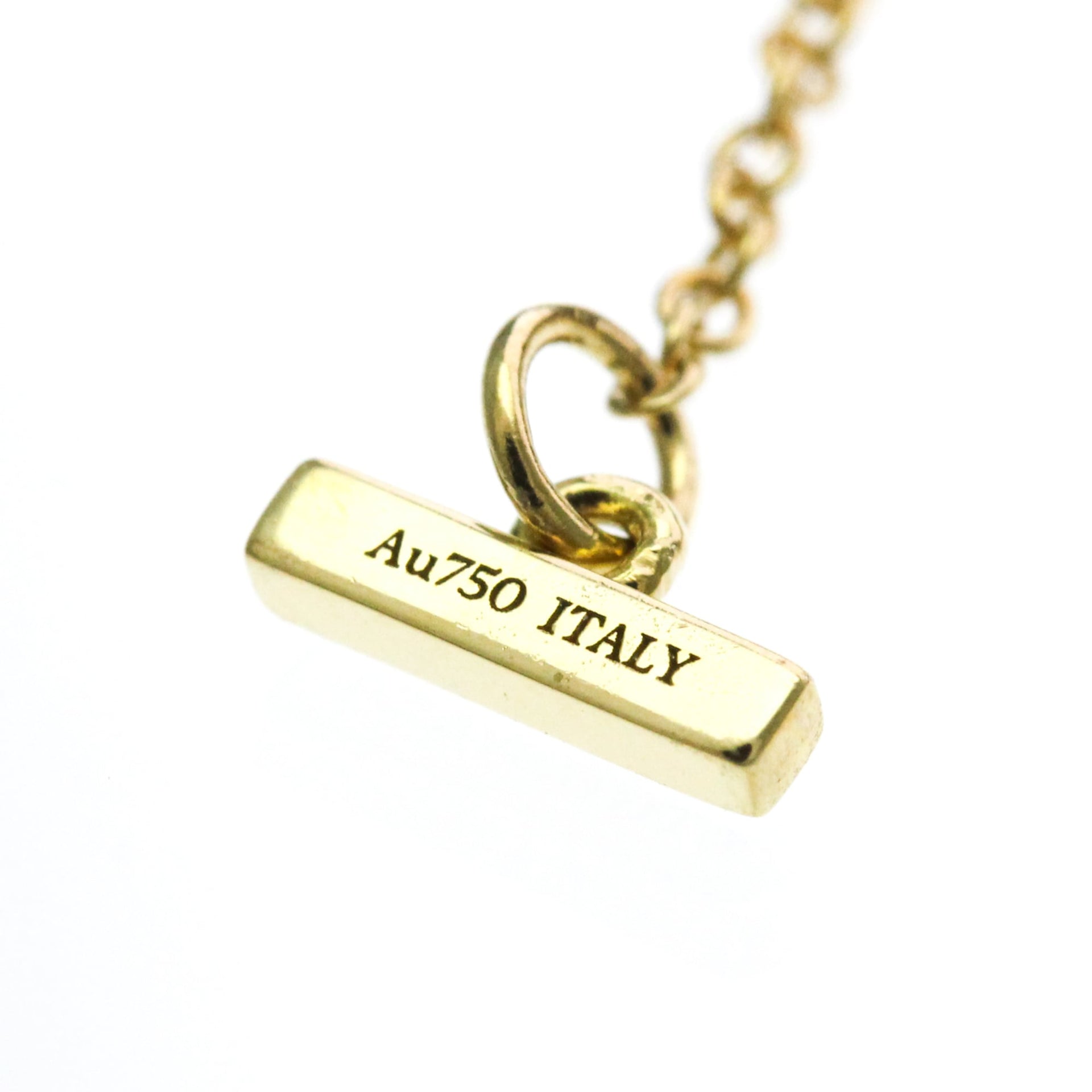 Tiffany T TWO Circle Diamond Necklace Mini Model Yellow Gold (18K) Diamond 13