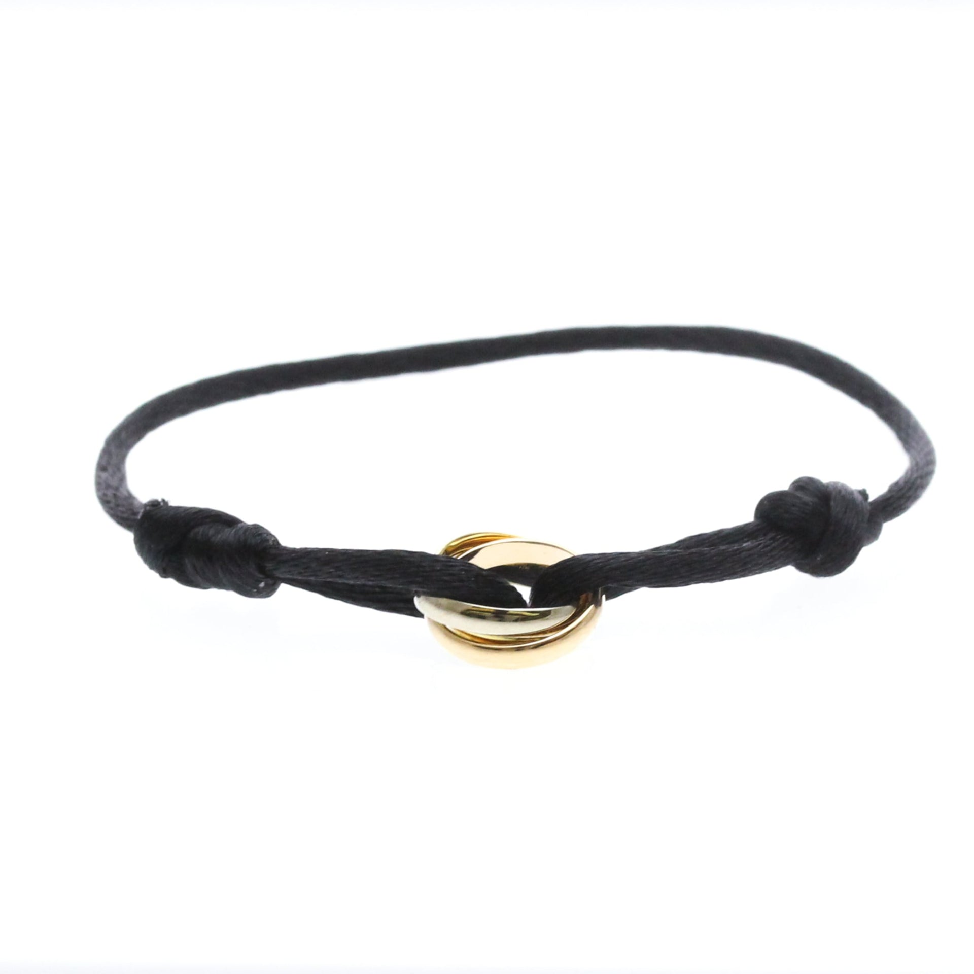 CARTIER Trinity Code Bracelet 18K YG PG WG Polished 2