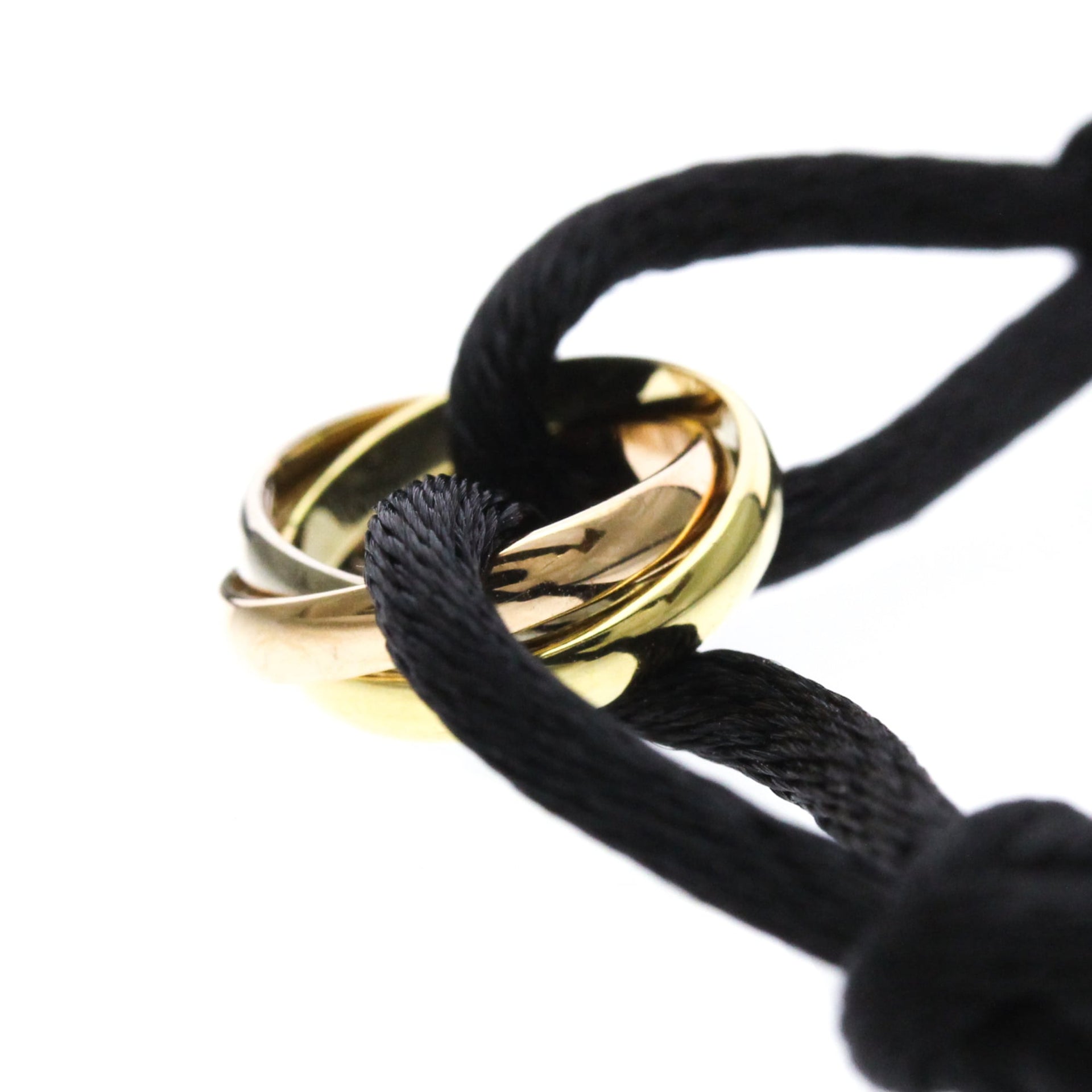 CARTIER Trinity Code Bracelet 18K YG PG WG Polished 4