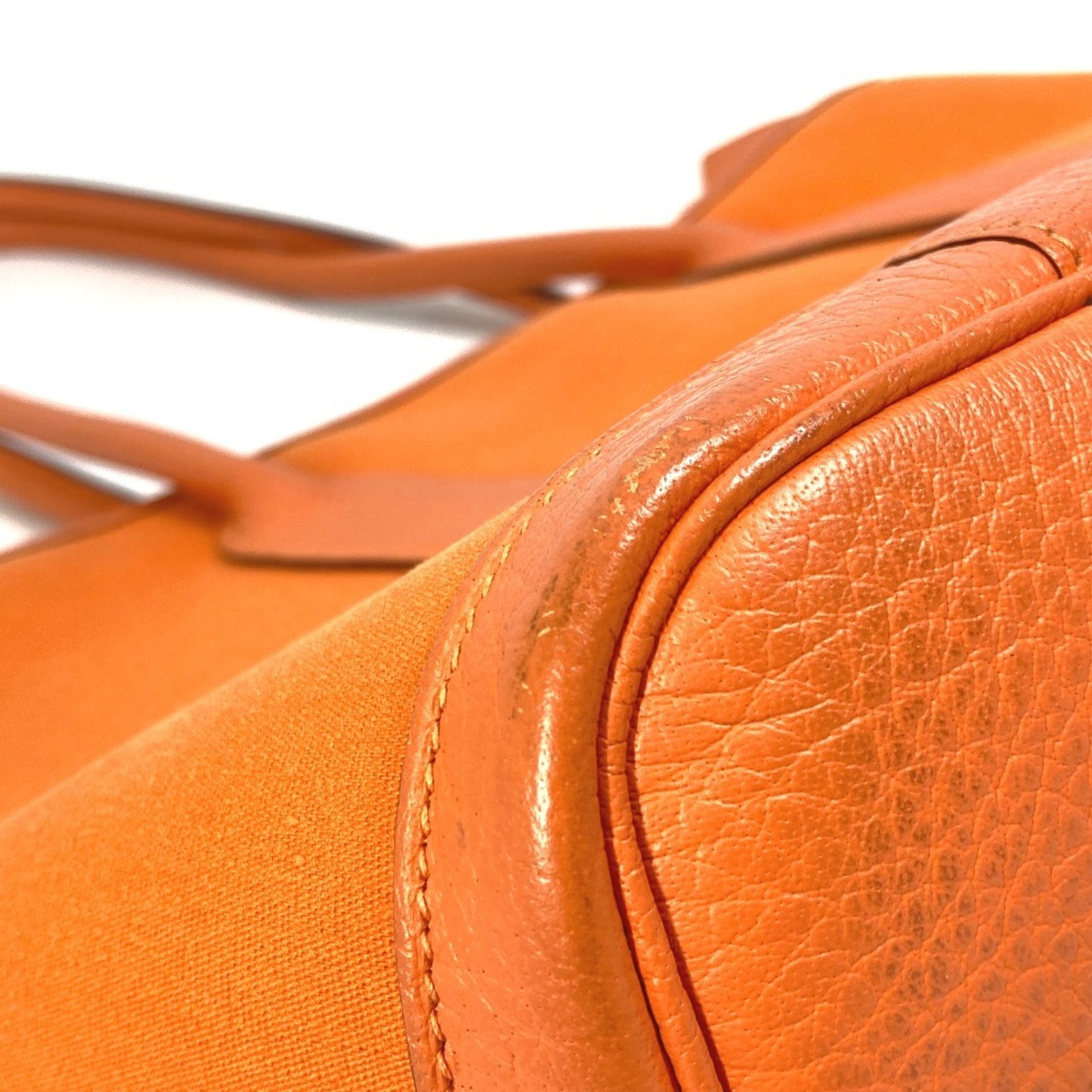 HERMES Toile Officier Garden Zip PM Shoulder Bag 7