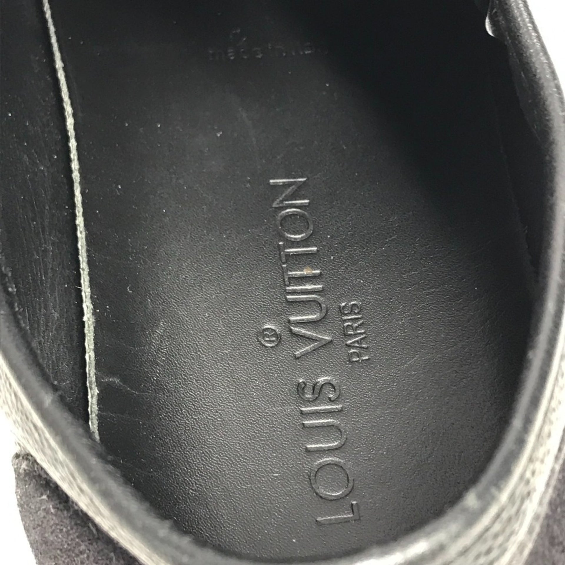LOUIS VUITTON Damier Graphite-vetersneakers van canvas 14