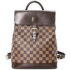 Sac à dos LOUIS VUITTON Soho en toile Damier marron pour femme N51132
