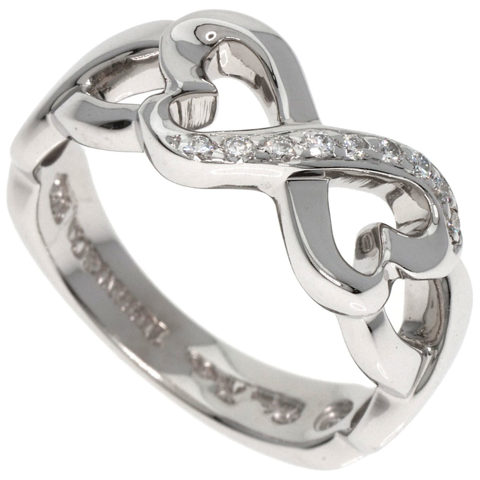 Tiffany & Co. Double Loving Heart diamanten ring 1