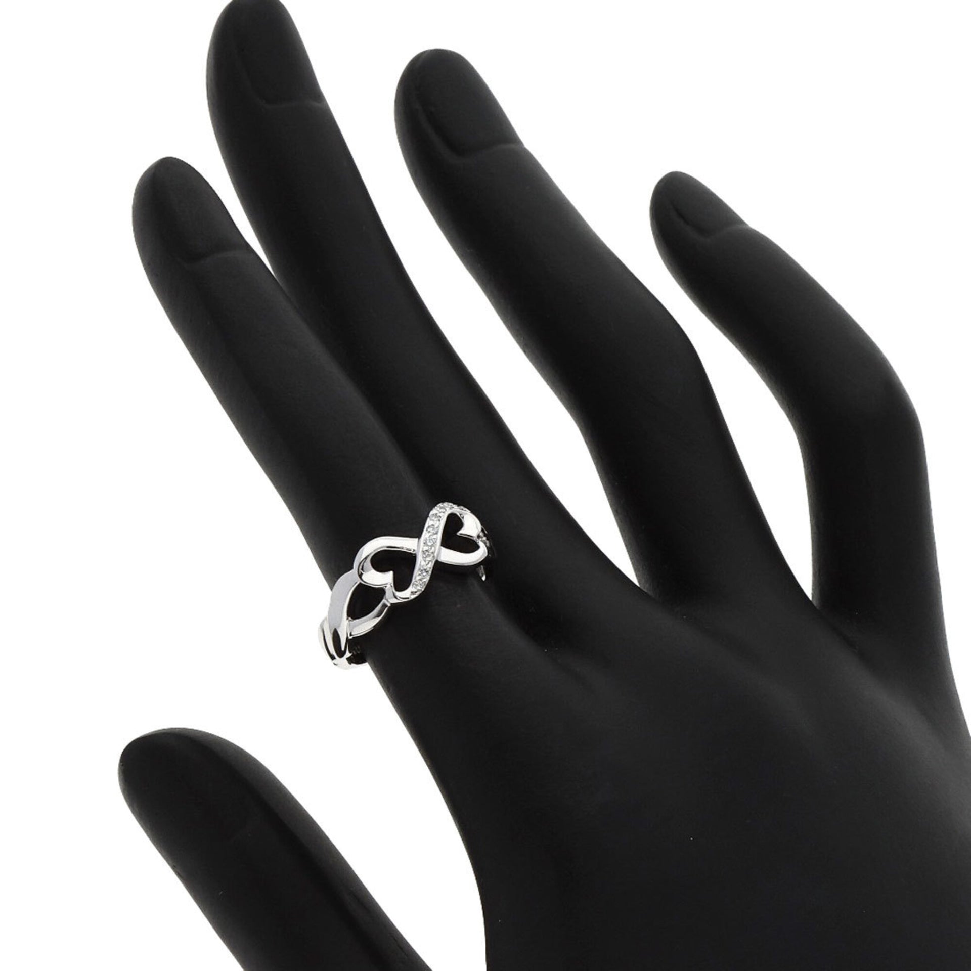 Tiffany & Co. Double Loving Heart diamanten ring 6