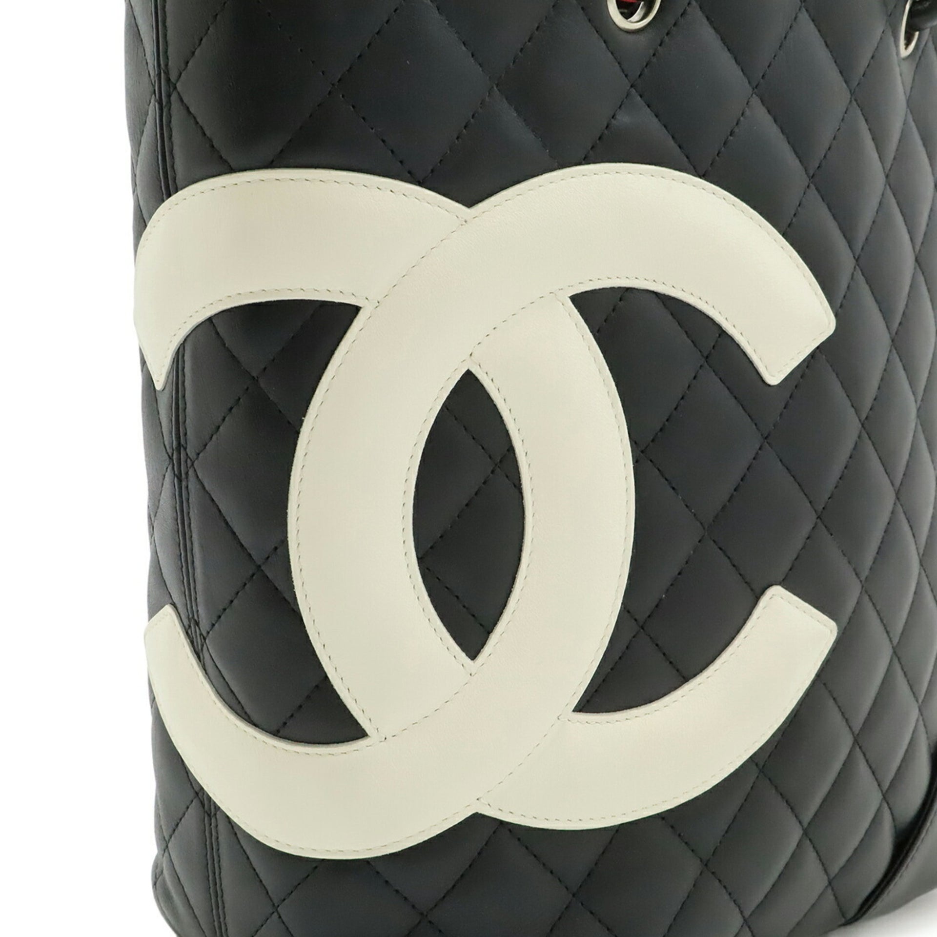 CHANEL Cambon-lijn middelgrote draagtas/schoudertas 10