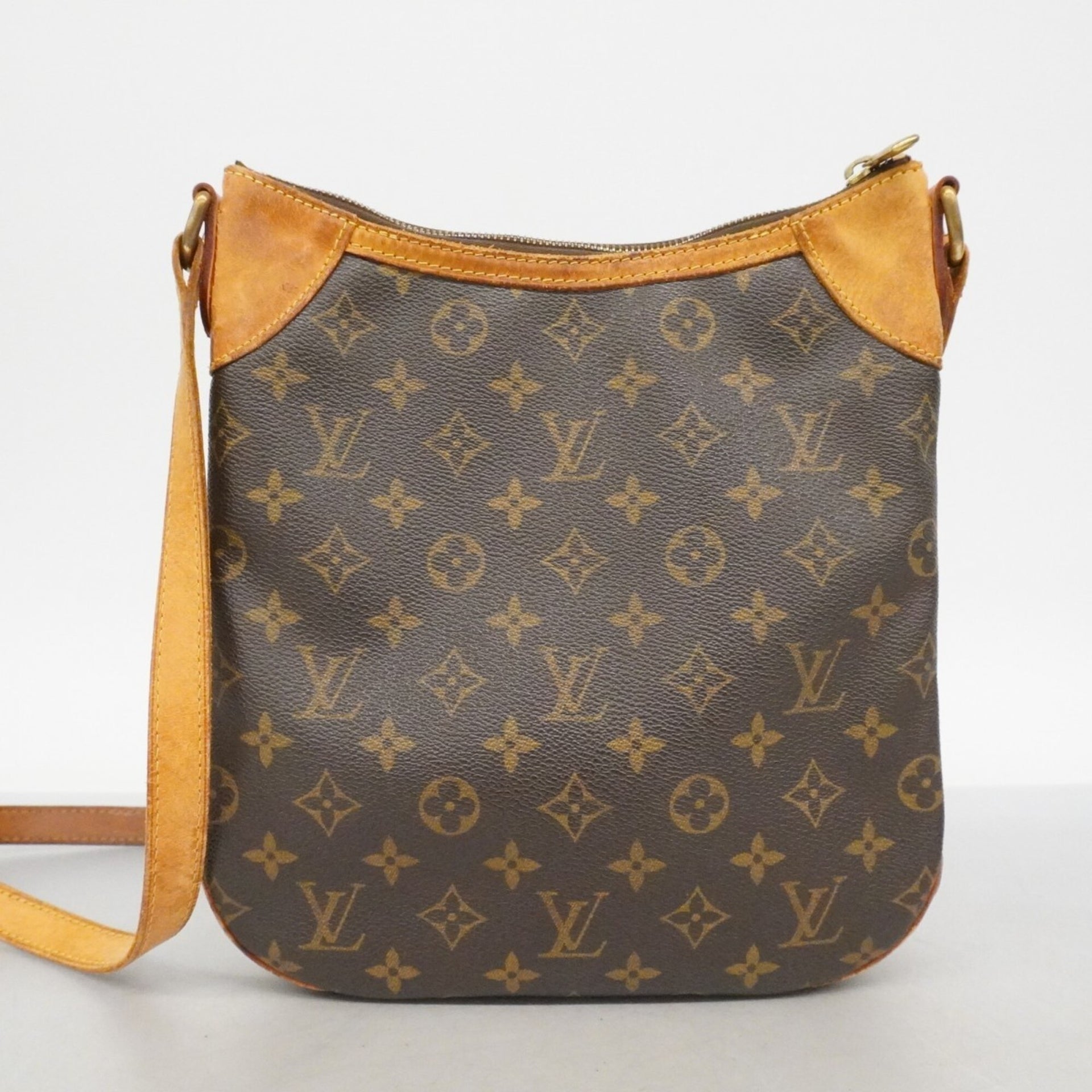 Louis Vuitton Monogram Odeon PM-schoudertas M56390 bruin voor dames 15