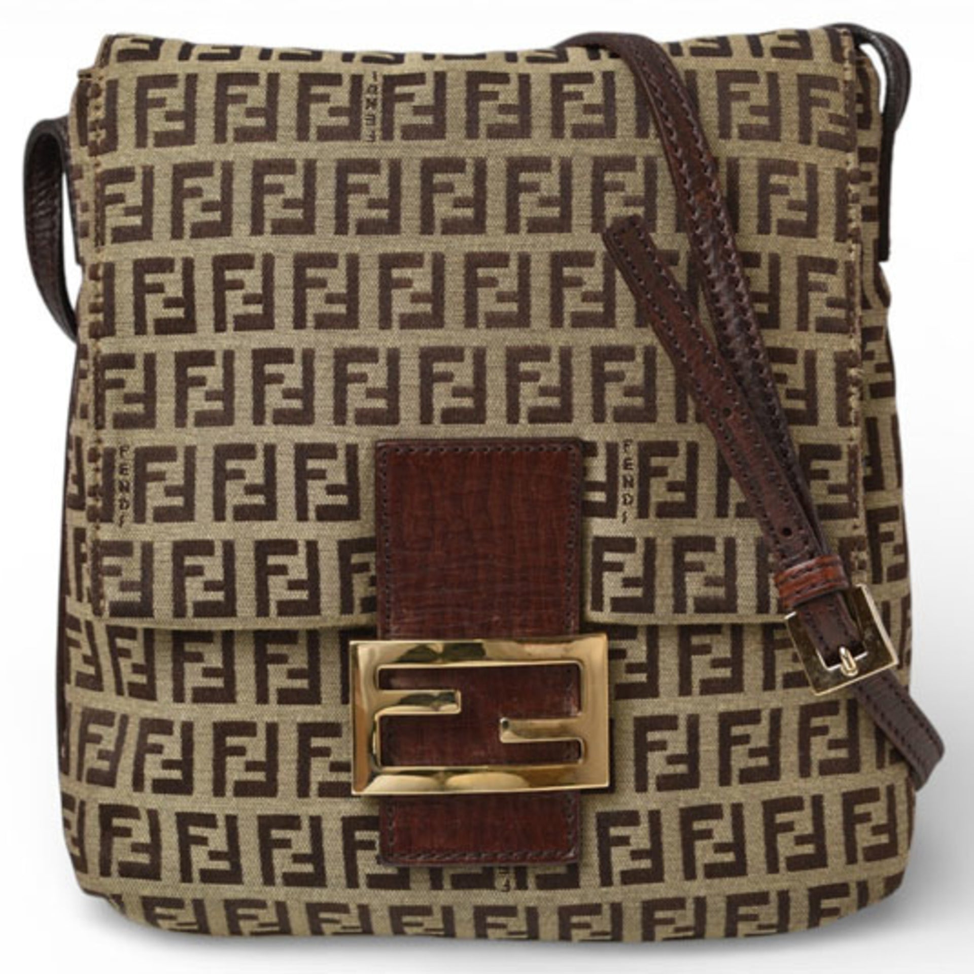 Fendi Zucchino-schoudertas 1