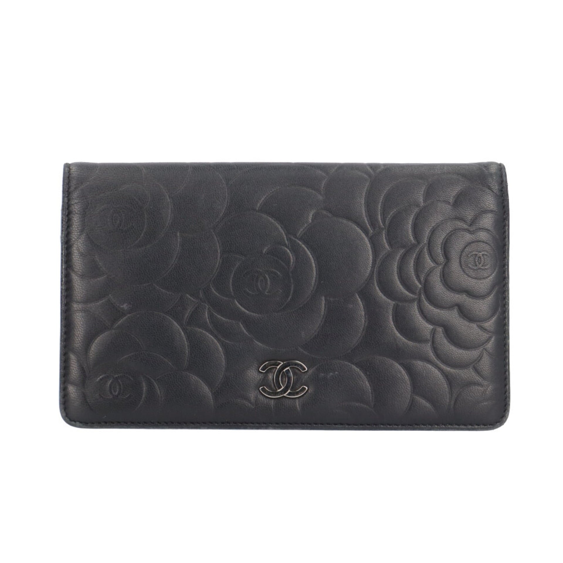 Chanel Camellia Coco Mark-portemonnee met twee vouwen 8