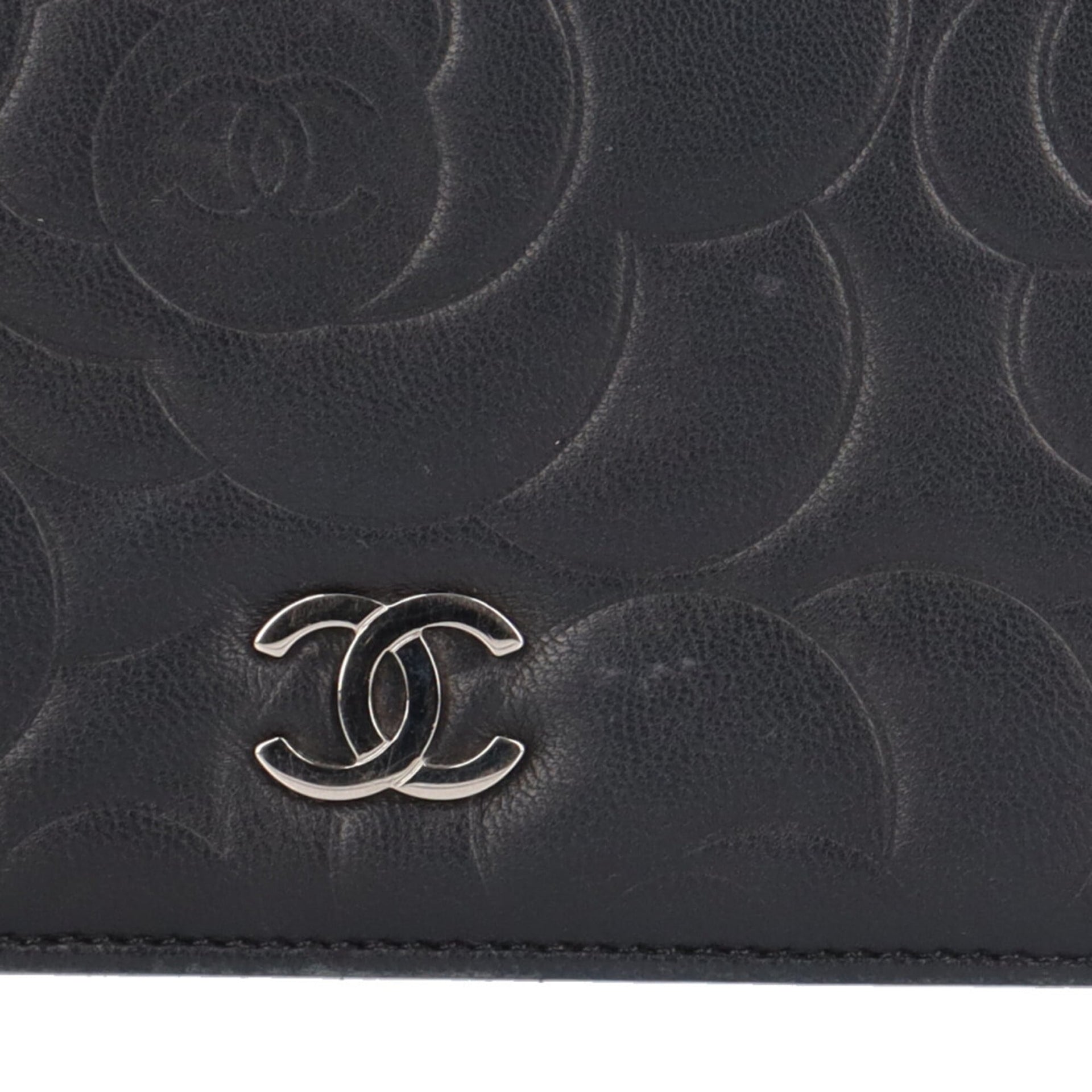 Chanel Camellia Coco Mark-portemonnee met twee vouwen 27