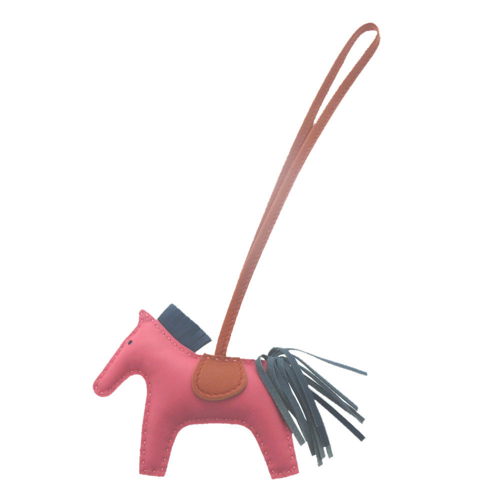 Hermes Rodeo PM Agneau Milo Rose Azalee Bleu de Malte Carneool accessoiretasbedel 1203HERMES