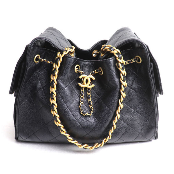 CHANEL 25 Small Caviar Skin Shoulder Bag 1