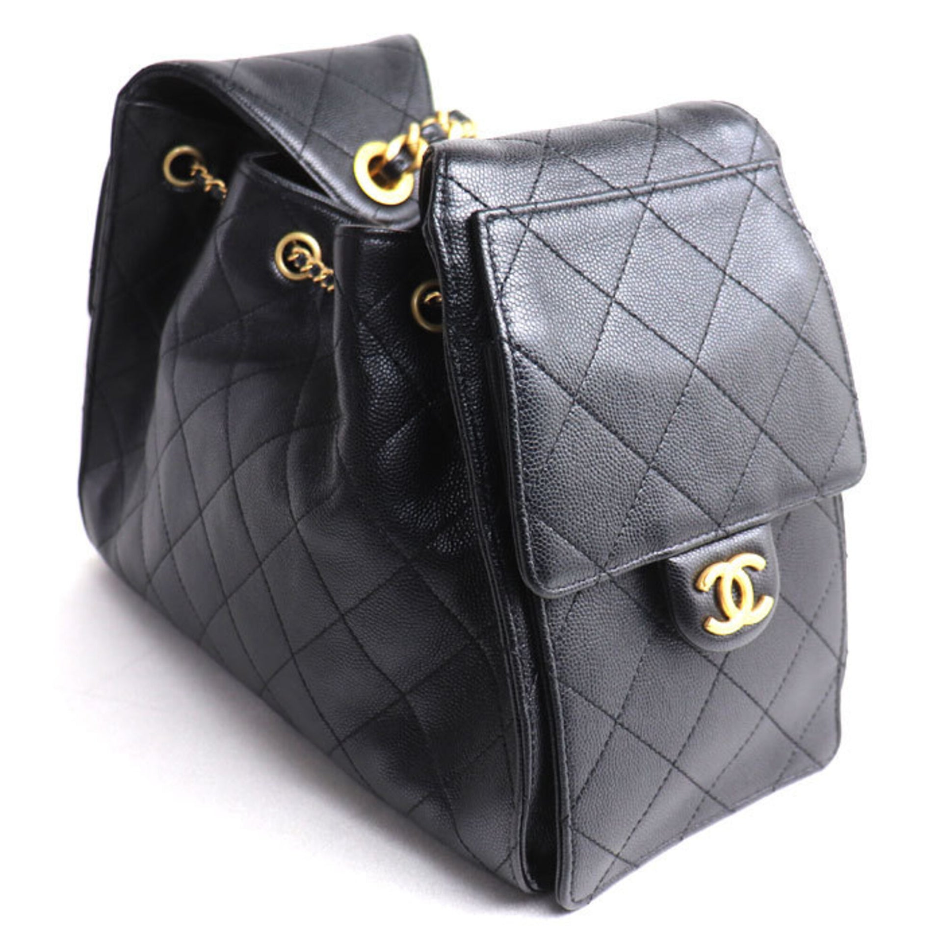 CHANEL 25 Small Caviar Skin Shoulder Bag 2