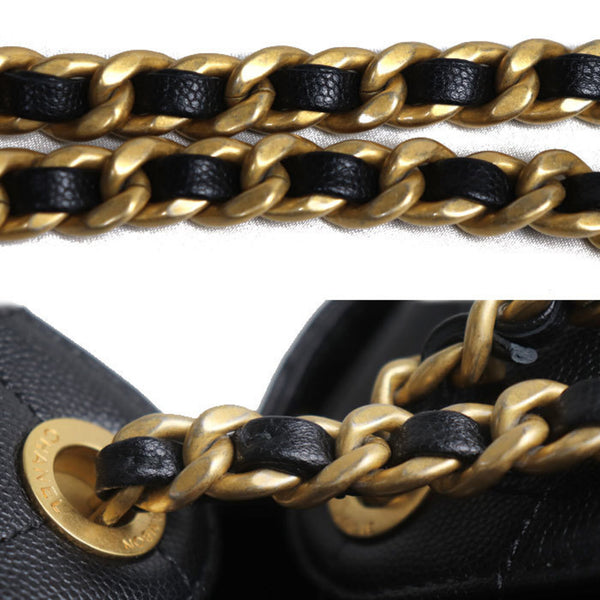 CHANEL 25 Small Caviar Skin Shoulder Bag 5