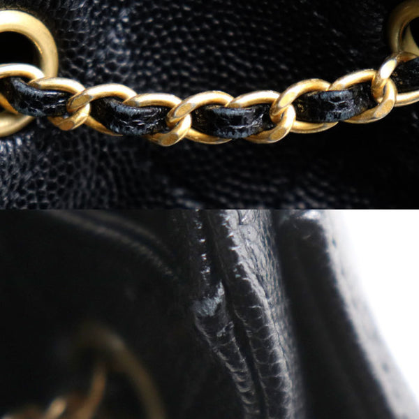 CHANEL 25 Small Caviar Skin Shoulder Bag 6