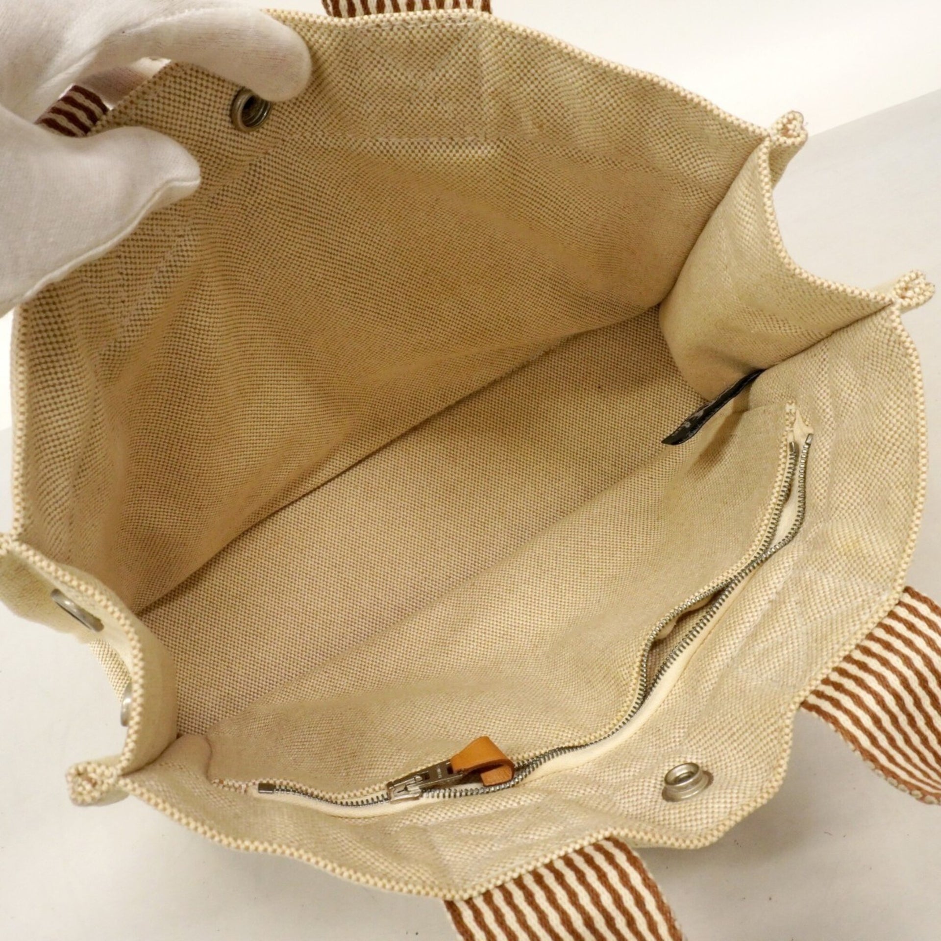Hermès Fourre-Tout-canvas handtas, nieuw 4