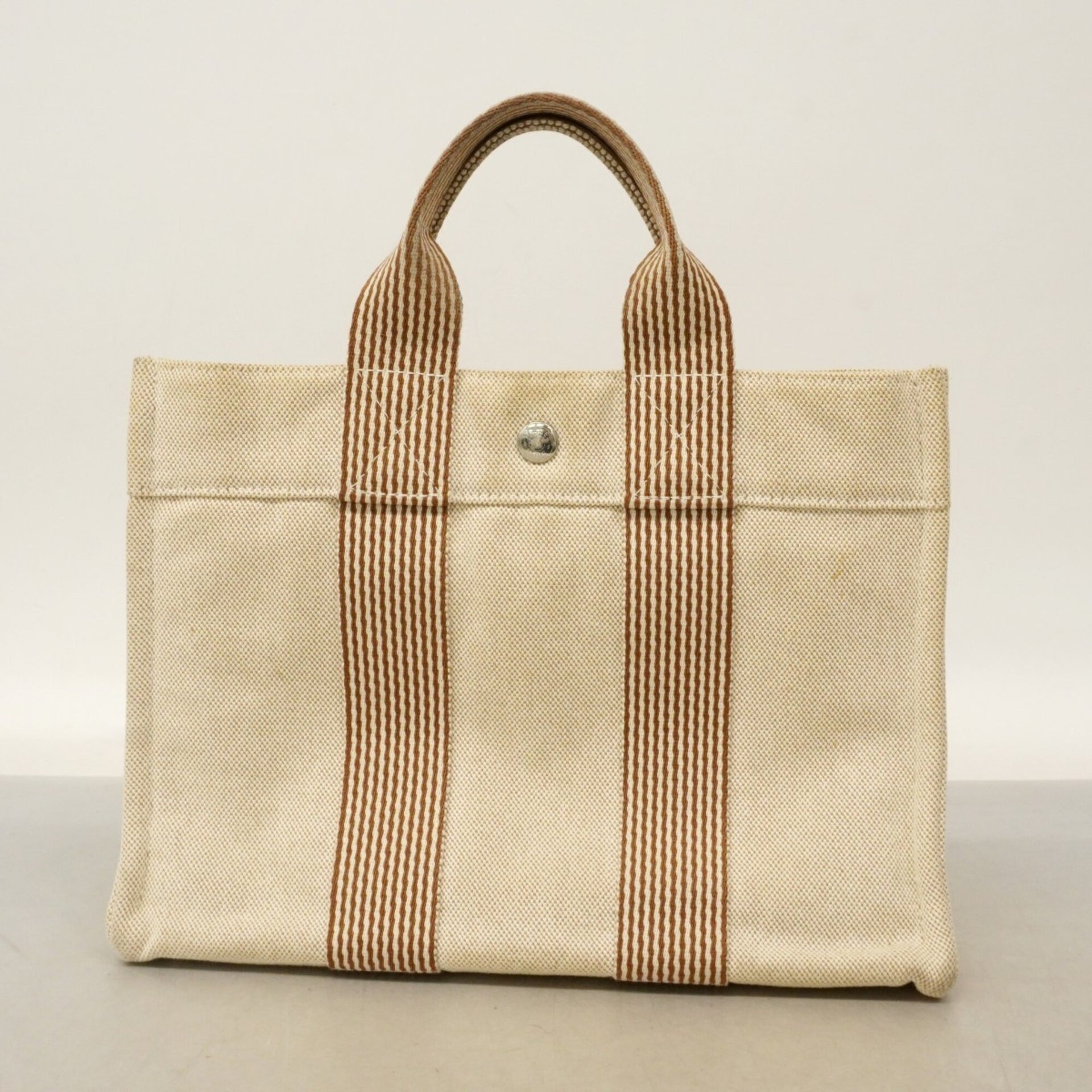 Hermès Fourre-Tout-canvas handtas, nieuw 19