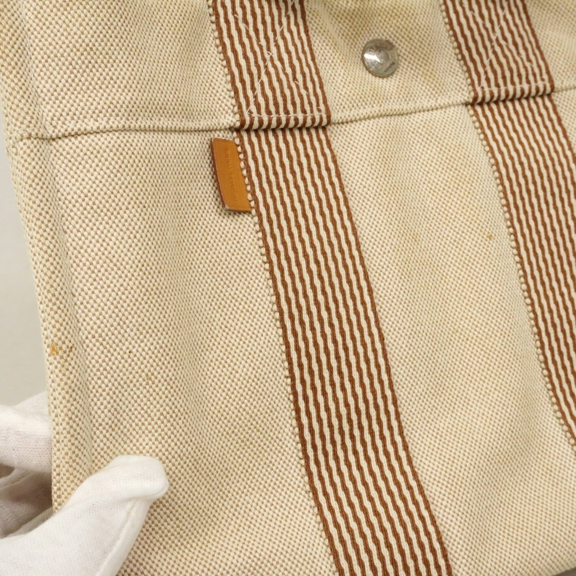 Hermès Fourre-Tout-canvas handtas, nieuw 20