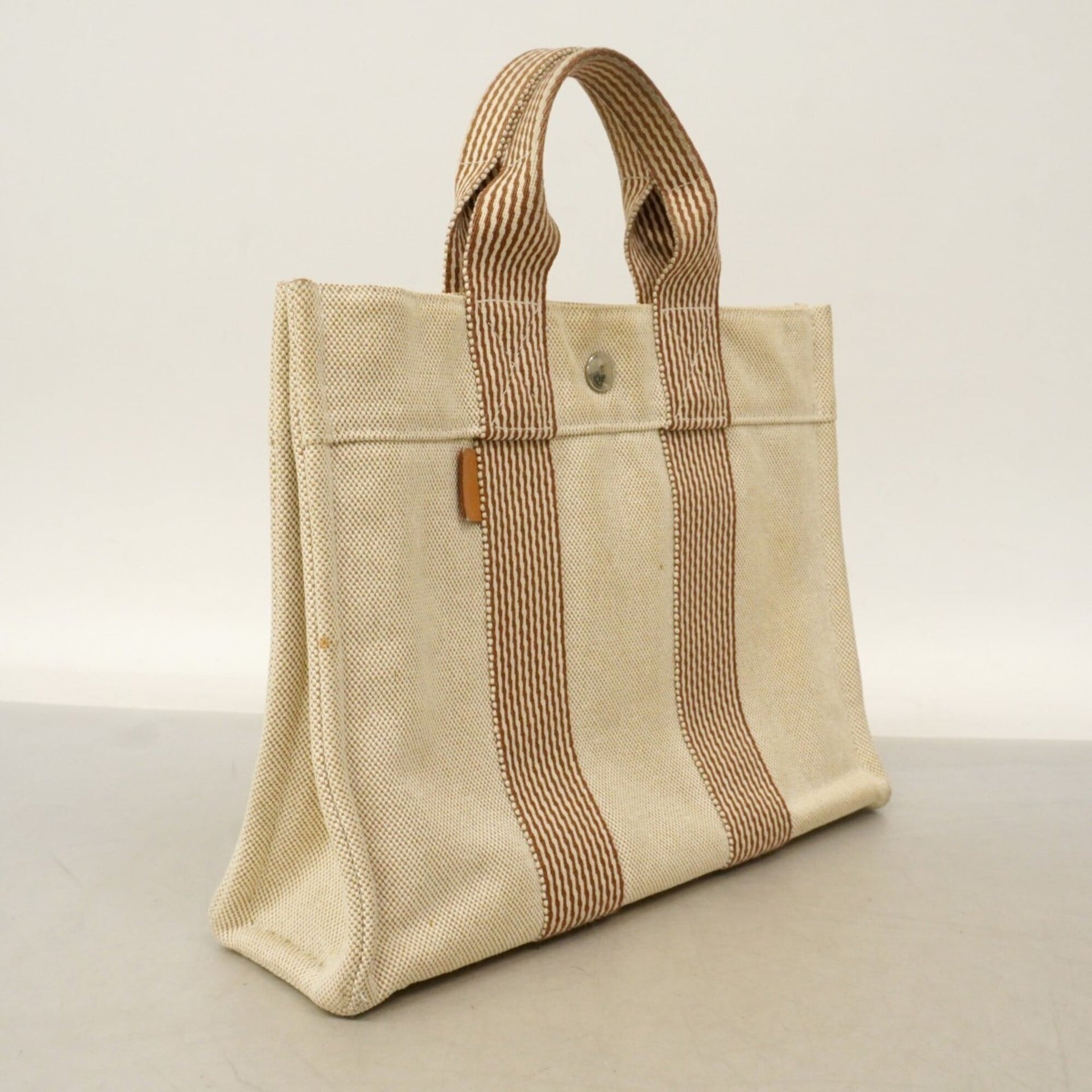 Hermès Fourre-Tout-canvas handtas, nieuw 21