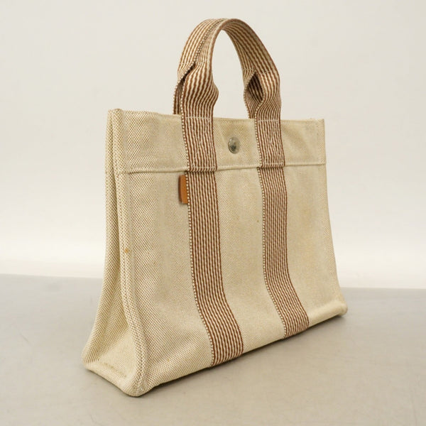 Hermès Fourre-Tout-canvas handtas, nieuw 21