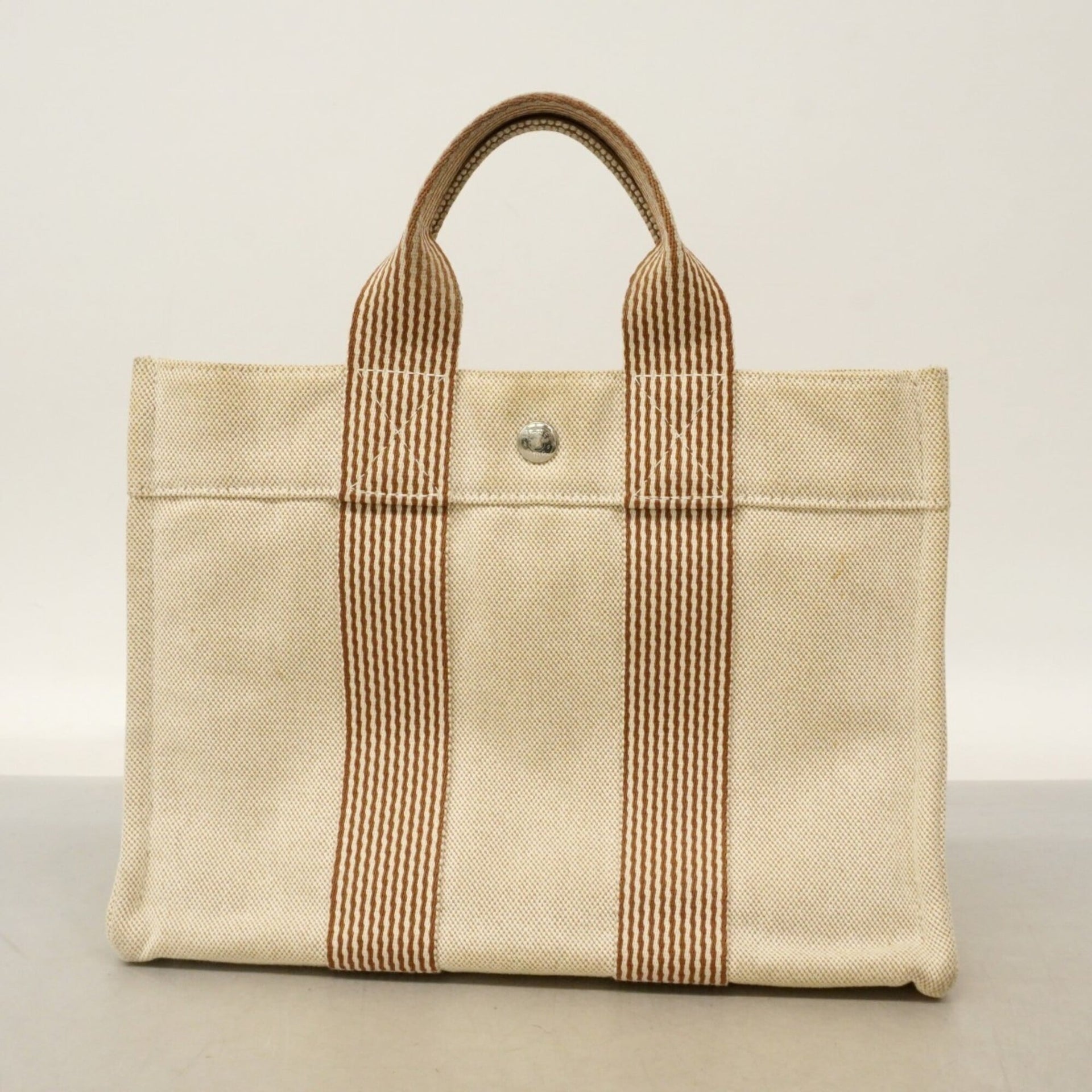 Hermès Fourre-Tout-canvas handtas, nieuw 33