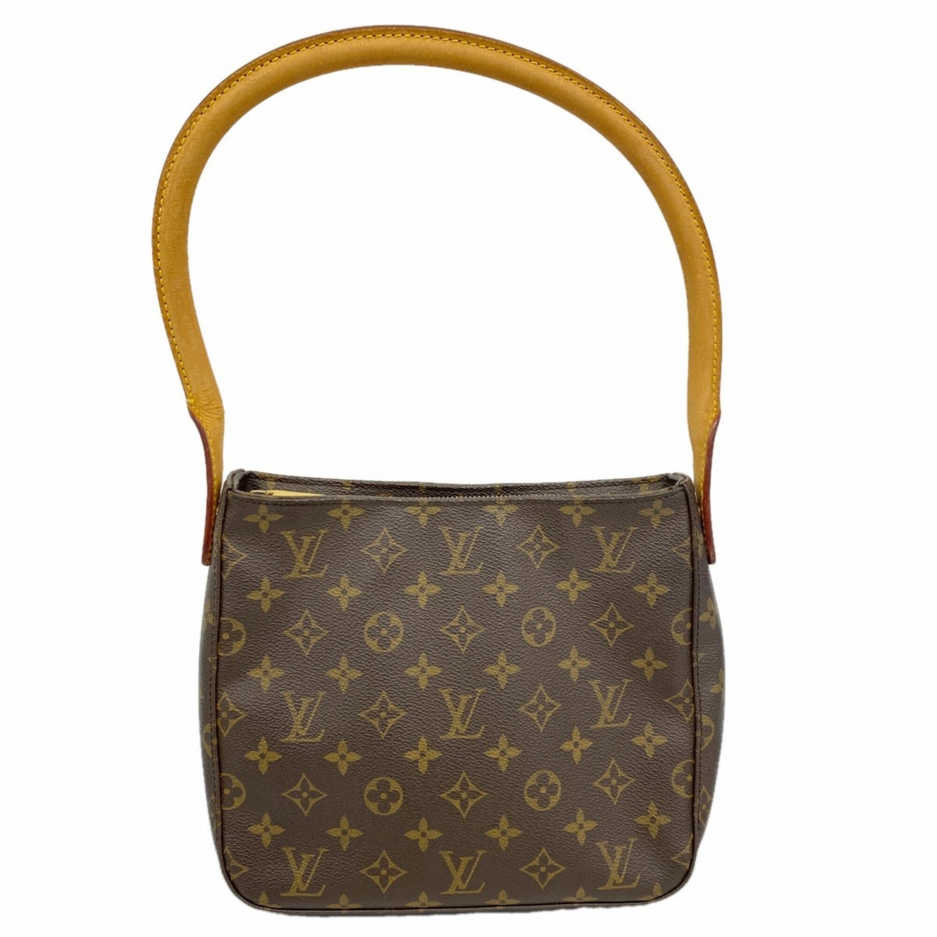 Louis Vuitton Monogram Looping MM Shoulder Bag M51146 Brown Women's 1