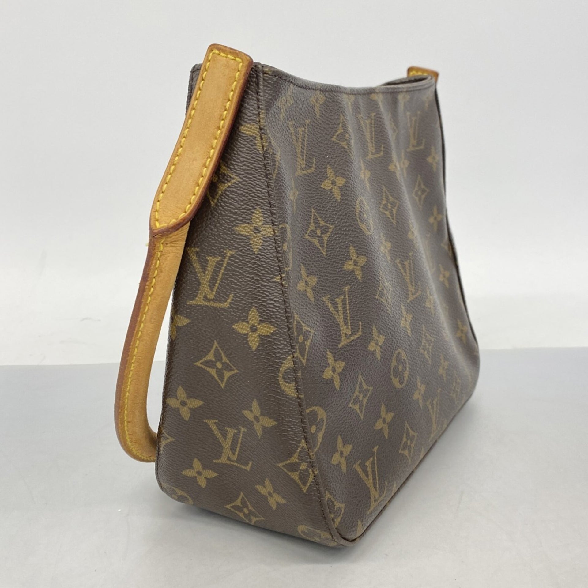 Louis Vuitton Monogram Looping MM Shoulder Bag M51146 Brown Women's 2