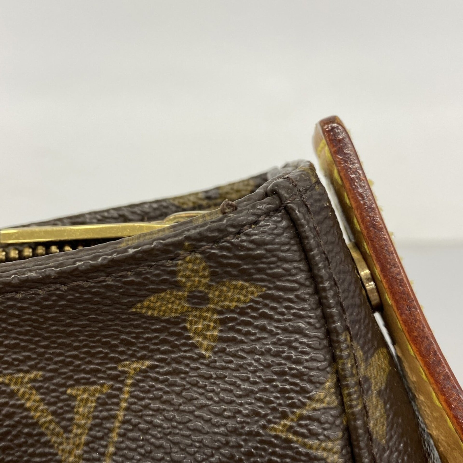 Louis Vuitton Monogram Looping MM Shoulder Bag M51146 Brown Women's 9