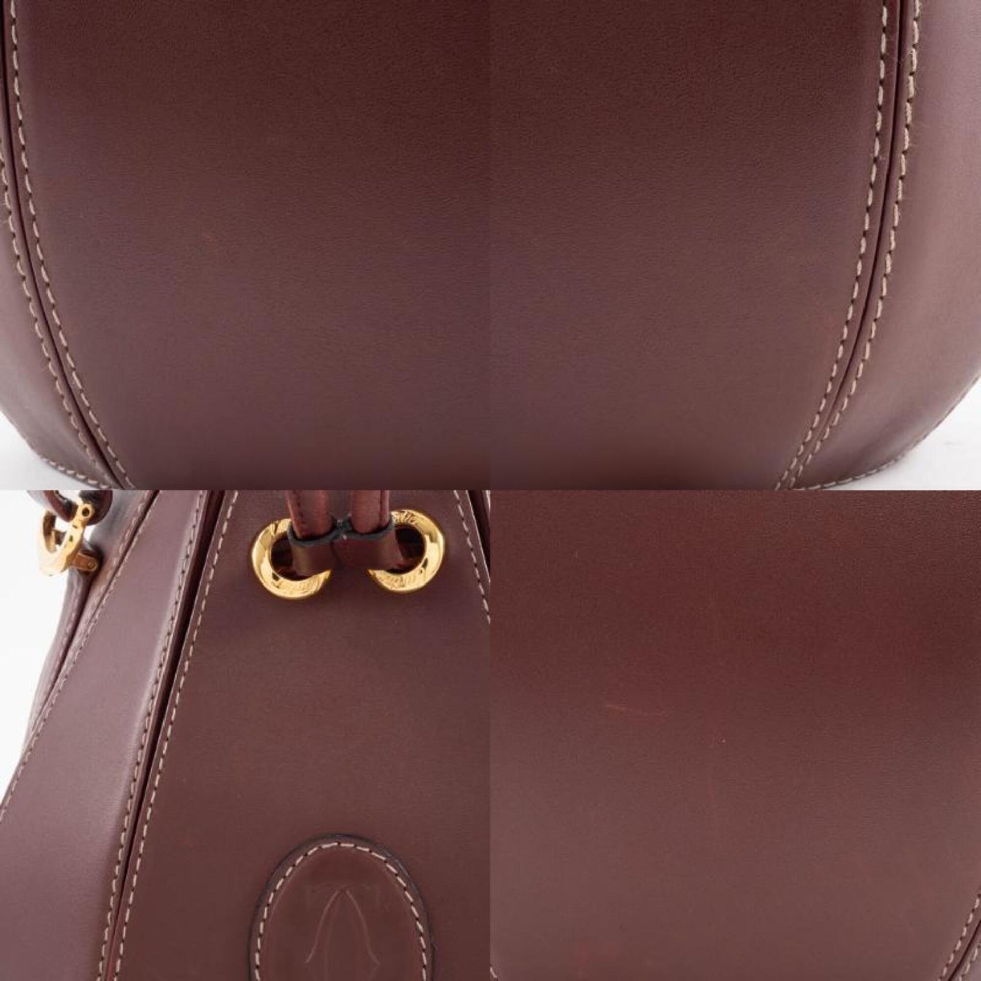 Cartier Must Line Leather Shoulder Bag 19